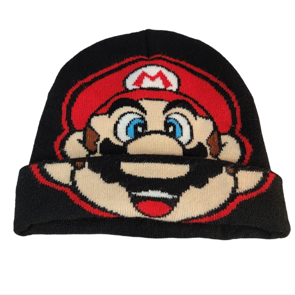 Nintendo Mario Brothers Mario Winter Cold Weather Stocking Hat 2018 Youth OS